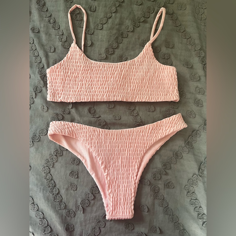 Smocked Bikini Set